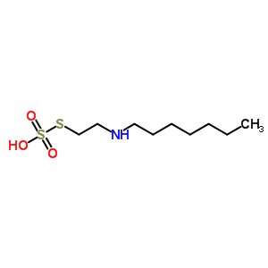 Thiosulfuric acid s-[2-(heptylamino)ethyl] ester Structure,1191-49-7Structure