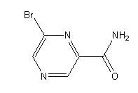 6-Bromopyrazine-2-carboxamide Structure,1209459-76-6Structure