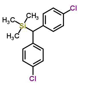 Bis(4-chlorophenyl)methyl-trimethyl-silane Structure,121043-50-3Structure