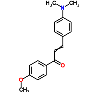 2-Propen-1-one,3-[4-(dimethylamino)phenyl]-1-(4-methoxyphenyl)- Structure,1230-77-9Structure