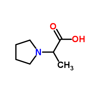 2-Pyrrolidin-1-ylpropanoic acid Structure,123912-78-7Structure