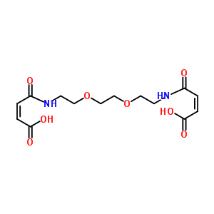 1,8-(Bismaleamic acid)triethyleneglycol Structure,125008-83-5Structure