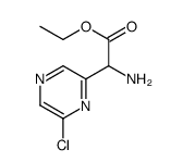 Ethyl 2-amino-2-(6-chloropyrazin-2-yl)acetate Structure,1260638-82-1Structure