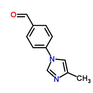 Benzaldehyde, 4-(4-methyl-1H-imidazol-1-yl)- Structure,127404-21-1Structure