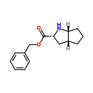 (R,r,r)-2-azabicyclo[3.3.0]octane-3-carboxylic acid benzyl ester Structure,129101-19-5Structure