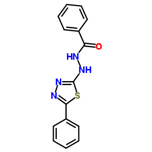 N-(5-phenyl-1,3,4-thiadiazol-2-yl)benzohydrazide Structure,13229-05-5Structure