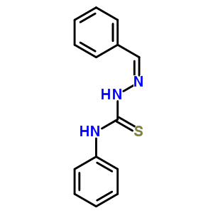 Hydrazinecarbothioamide,n-phenyl-2-(phenylmethylene)- Structure,13456-63-8Structure