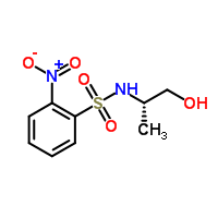 (S)-n-(1-hydroxypropan-2-yl)-2-nitrobenzenesulfonamide Structure,1351395-66-8Structure