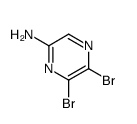 5,6-Dibromopyrazin-2-amine Structure,1353100-86-3Structure