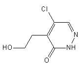 5-Chloro-4-(2-hydroxyethyl)-3(2h)-pyridazinone Structure,1354455-01-8Structure