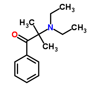 2-Diethylamino-2-methyl-1-phenyl-propan-1-one Structure,13605-51-1Structure