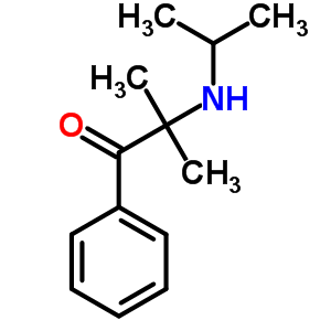 2-Methyl-1-phenyl-2-(propan-2-ylamino)propan-1-one Structure,13605-56-6Structure