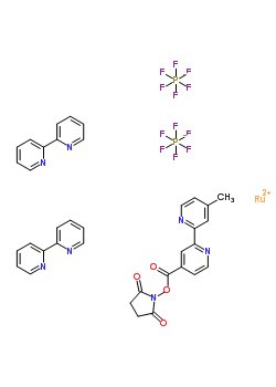 Ru(bpy)2(mcbpy-o-su-ester)(pf6)2 Structure,136724-73-7Structure