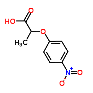 2-(4-Nitrophenoxy)propanoic acid Structure,13794-10-0Structure