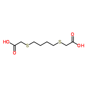 2-[4-(Carboxymethylsulfanyl)butylsulfanyl]acetic acid Structure,13821-57-3Structure