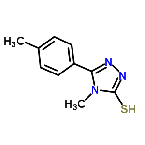 4-Methyl-5-(4-methylphenyl)-4H-1,2,4-triazole-3-thiol Structure,138417-37-5Structure