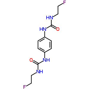 1-(2-Fluoroethyl)-3-[4-(2-fluoroethylcarbamoylamino)phenyl]urea Structure,13907-99-8Structure