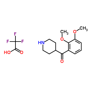 (2,3-Dimethoxyphenyl)-4-piperidinylmethanone trifluoroacetate Structure,139290-73-6Structure