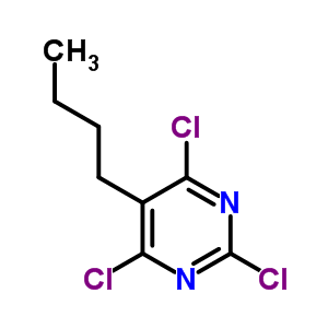 Pyrimidine,5-butyl-2,4,6-trichloro- Structure,14095-64-8Structure