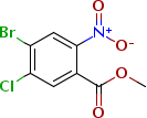 2-Nitro-4-bromo-5-chlorobenzoic acid methyl ester Structure,1416374-90-7Structure