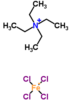 Tetraethylammonium tetrachloroferrate(i& Structure,14240-75-6Structure