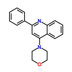 Quinoline,4-(4-morpholinyl)-2-phenyl- Structure,14281-59-5Structure