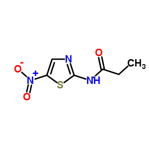 Propanamide,n-(5-nitro-2-thiazolyl)- Structure,14538-16-0Structure