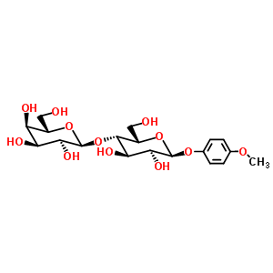 4-Methoxyphenyl 4-o-beta-d-galactopyranosyl-beta-d-glucopyranoside Structure,150412-80-9Structure