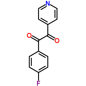 1-(4-Fluorophenyl)-2-(4-pyridinyl)-1,2-ethanedione Structure,152121-41-0Structure