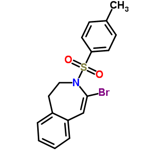 1H-3-benzazepine,4-bromo-2,3-dihydro-3-[(4-methylphenyl)sulfonyl]- Structure,15294-66-3Structure