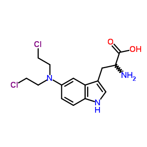 Dl-tryptophan mustard Structure,153-88-8Structure