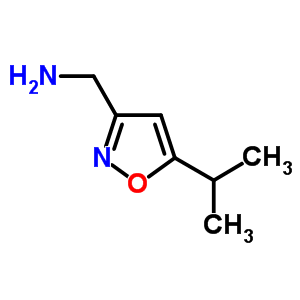 [(5-Isopropylisoxazol-3-yl)methyl]amine hydrochloride Structure,154016-49-6Structure