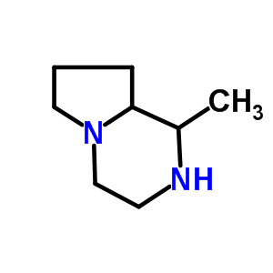 Octahydro-1-methyl-pyrrolo[1,2-a]pyrazine Structure,155206-39-6Structure