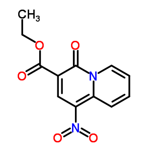 Ethyl 1-nitro-4-oxo-4h-quinolizine-3-carboxylate Structure,1556-30-5Structure