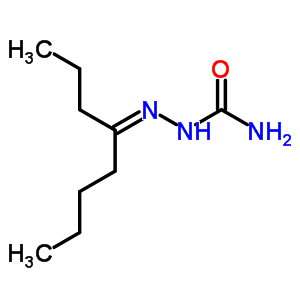 Hydrazinecarboxamide,2-(1-propylpentylidene)- Structure,15735-35-0Structure