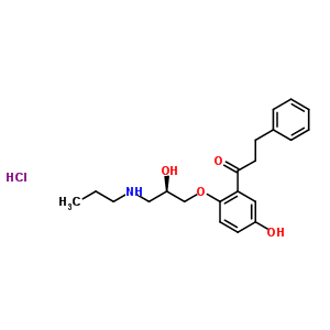 (R)-5-hydroxy propafenone hydrochloride Structure,158080-72-9Structure