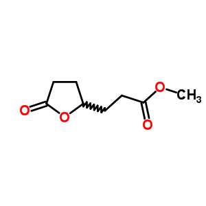 2-Furanpropanoic acid,tetrahydro-5-oxo-, methyl ester Structure,15889-98-2Structure