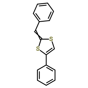 1,3-Dithiole,4-phenyl-2-(phenylmethylene)- Structure,15995-11-6Structure