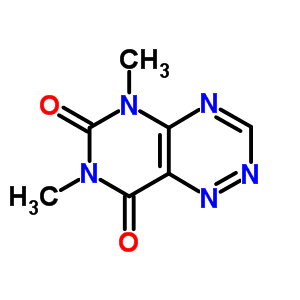 Pyrimido[4,5-e]-1,2,4-triazine-6,8(5h,7h)-dione,5,7-dimethyl- Structure,16044-79-4Structure