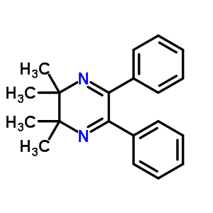 Pyrazine,2,3-dihydro-2,2,3,3-tetramethyl-5,6-diphenyl- Structure,16340-51-5Structure