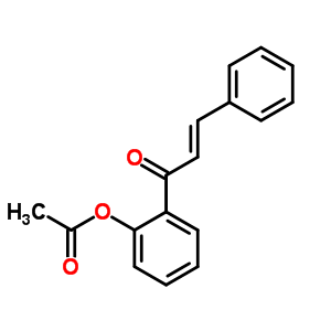 2-Propen-1-one,1-[2-(acetyloxy)phenyl]-3-phenyl- Structure,16619-45-7Structure