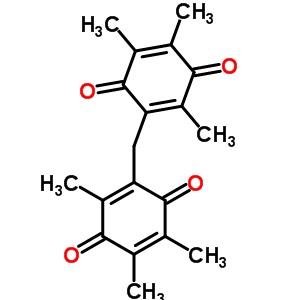 P-benzoquinone,2,2-methylenebis[3,5,6-trimethyl-(7ci,8ci) Structure,17228-80-7Structure