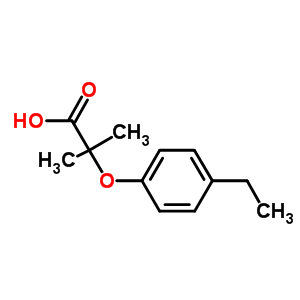 2-(4-Ethylphenoxy)-2-methylpropanoic acid Structure,17413-77-3Structure