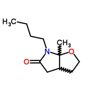 2-Butyl-1-methyl-8-oxa-2-azabicyclo[3.3.0]octan-3-one Structure,17951-87-0Structure