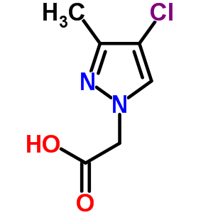 (4-Chloro-3-methyl-1H-pyrazol-1-yl)acetic acid Structure,180741-31-5Structure