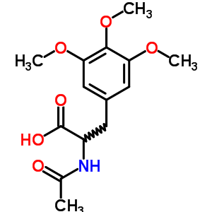 2-Acetamido-3-(3,4,5-trimethoxyphenyl)propanoic acid Structure,18111-20-1Structure