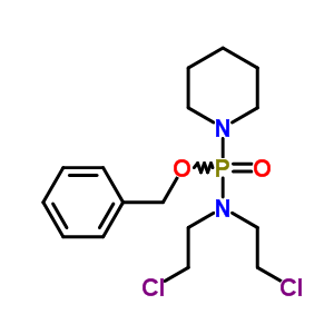 2-Chloro-n-(2-chloroethyl)-n-(phenylmethoxy-(1-piperidyl)phosphoryl)ethanamine Structure,18228-82-5Structure