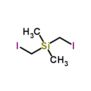 Silane,bis(iodomethyl)dimethyl- Structure,18243-15-7Structure