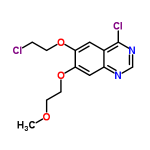 4-Chloro-6-(2-chloro-ethoxy)-7-(2-methoxy-ethoxy)-quinazoline Structure,183322-19-2Structure