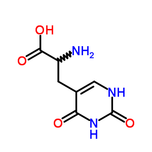 2-Amino-3-(2,4-dioxo-1h-pyrimidin-5-yl)propanoic acid Structure,1844-26-4Structure